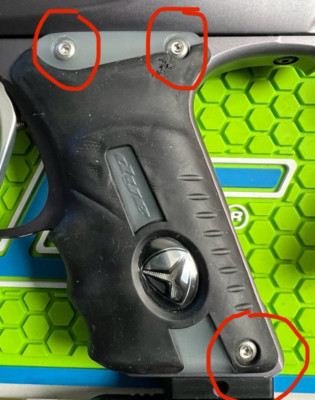 NEW DYE PAINTBALL GRIP SCREWS (6) -SS- DM3 DM4 DM5 DM6 DM7 DM8 PROTO PM5 PM6 PM7