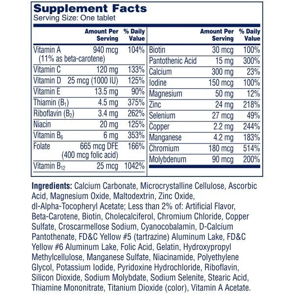 Multivitamínico One A Day Women's 50+ Healthy Advantage, 300 Table - ¡Envío gratuito! Foto 3 de 4