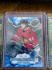2021-22 Upper Deck Ice Premieres GREEN #218 Wyatt Kalynuk #'d 766/799