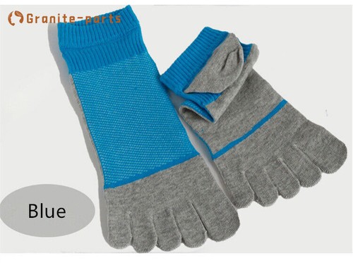 6 Pairs Five Finger Toe Solid Ankle Cotton Men Sport Athletic Casual Socks 7-11 - Picture 11 of 12