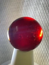 🔥Christensen Agate Clearie Sleeping Red Devil UV Sleeper~Shooter  1”!! VHTF