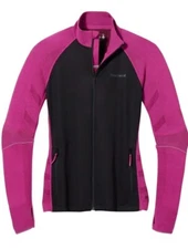 NWT Smartwool Women's Intraknit Merino Sport Full Zip Jacket Large Fuchia $230