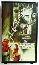 The ELECTRONIC MONSTER VHS 1958 Sci-fi original clamshell HF 49