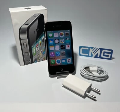 Apple iPhone 4s - 32GB - Schwarz (Ohne Simlock) A1387 (CDMA + GSM) Mod 2011 #J14 - Bild 1 von 4