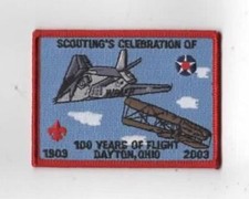 1903-2003 Scouting's Celebration Of 100 Yrs. Of Flight Dayton, Ohio RED Bdr. [AR