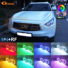 For Infiniti Fx30 Fx35 Fx37 Fx50 Qx70 Multi Color Rgb Led Angel Eyes Halo Rings For Infiniti Fx30 Fx35 Fx37 Fx50 Qx70 Multi Color Rgb Led Angel Eyes Halo Rings