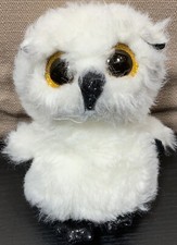 Ty Silk Beanie Boos Austin The Owl Plush Stuffed Animal 6"