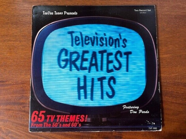 Television's Greatest Hits - 65 TV Themes! On 2 LPs, Great Condition