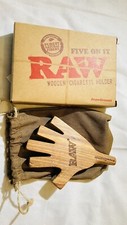 RAW HANDMADE WOODEN LEVEL FIVE CIGRATTE HOLDER