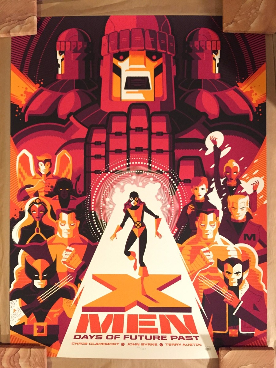 Tom Whalen print X-men Regular Edition Mondo poster | eBay
