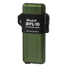 WINDMILL Lighter AWL-10 Green Turbo Waterproof and Windproof