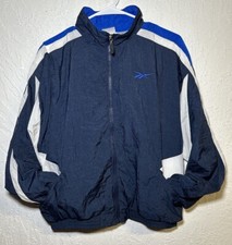 Vintage 90s Women  s Reebok Color Block Tracksuit Windbreaker Jacket  Size M