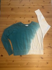 Blue White Sweatshirt Women s Size L Large Joy Lab