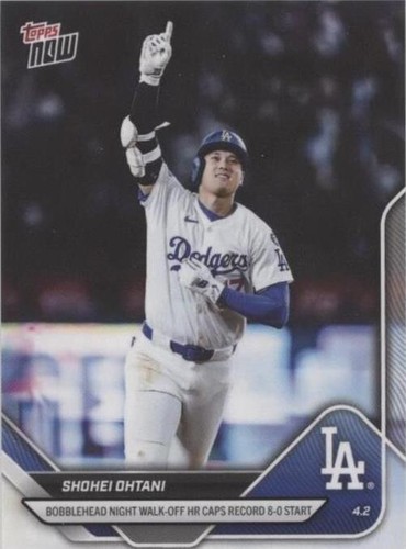 2025 Topps Now Shohei Ohtani WS-1SSP Los Angeles Dodgers World