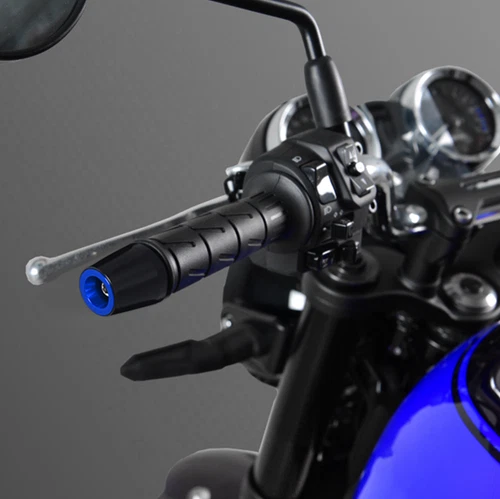 For KAWASAKI Z900 Z900RS Handle Bar Handlebar Grips Cap End handle Plugs - Foto 11 di 27