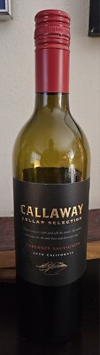 Callaway 2020 Cellar Selection Cabernet Sauvignon EMPTY Bottle