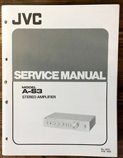 JVC A-S3 Amplifier Service Manual Original 