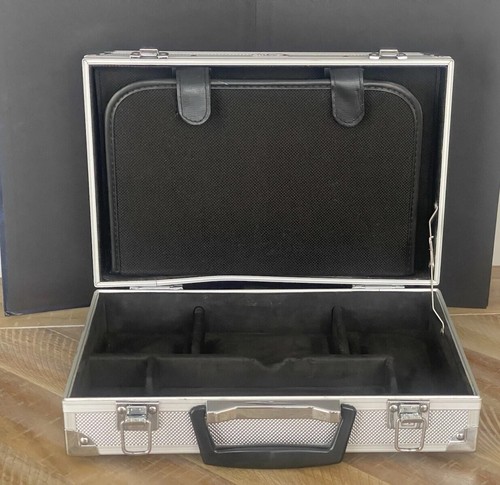 Intec VTG Silver Aluminum Carrying Case/Storage For Nintendo GBA & Accessories - Picture 9 of 11