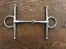 5-1/2 stainless steel full cheek snaffle
