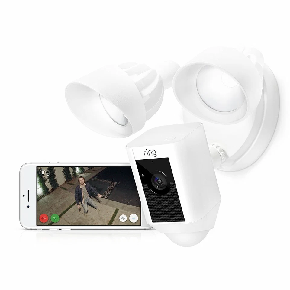 NEW 2022 Ring Floodlight Plus WIRED Camera Motion Activated HD Security Camera - Image 2 of 4