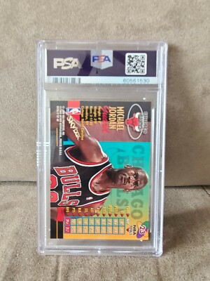 1997 Michael Jordan Metal Universe Championship Card #23; PSA 8 NM