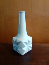 Relief Porzellan Vase Rieber Mitterteich Pop Art Design 2107 / 17 Kubismus