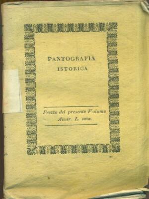 HISTORISCHER STROMABNEHMER VOL. XLVIII ALTE BÜCHER/MODERNISIERT BERNARDO BELLINI