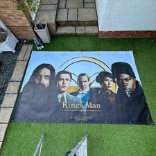 The Kings Man HUGE Movie Theatre Cinema Vinyl Banner Poster 9ft x 6ft RARE