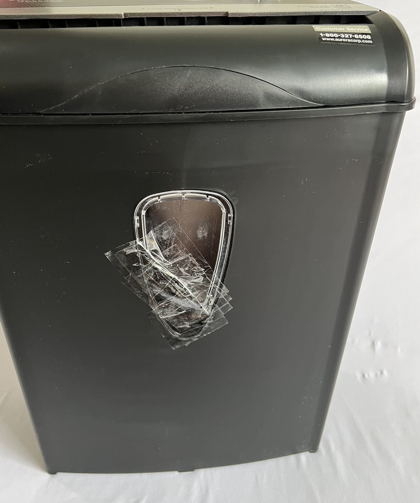 New Aurora GB 8Sheet CrossCut Paper Shredder, Black,All Paper