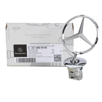 MERCEDES BENZ Motorhaube Stern Ornament W204 C klasse C250 C300  