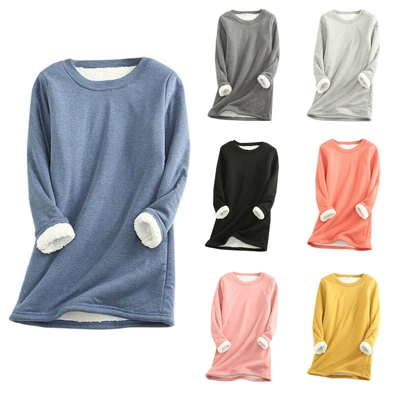 Fleece lined t shirt sale