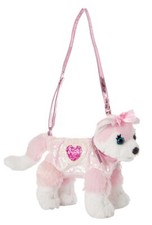 Poochie  Co Hannah the Husky Plush Purse with Play Grooming Kit