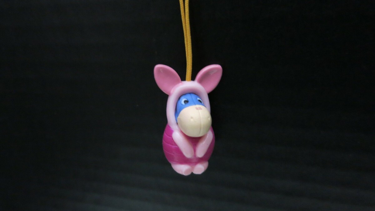 EEYORE AS PIGLET DISNEY TOMY PEEK-A-POOH SERIES 9 DANGLERS