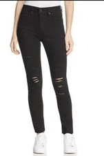 Levi's 721 High Rise Skinny Jeans in Atomic Black W25 L30