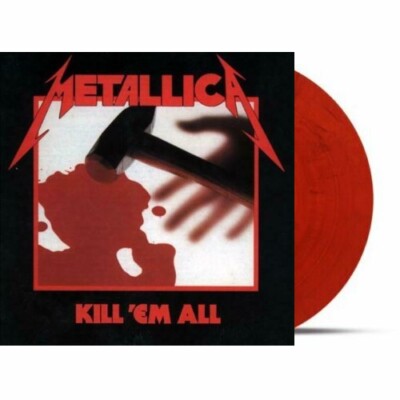 METALLICA KILL EM ALL VINYL NEW! EXCLUSIVE LIMITED RED LP! JAMES HETFIELD, LARS