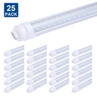 T8/T10/T12 8FT LED Tube Light Bulbs, R17D/HO Base V Shaped LED Tube Replacement