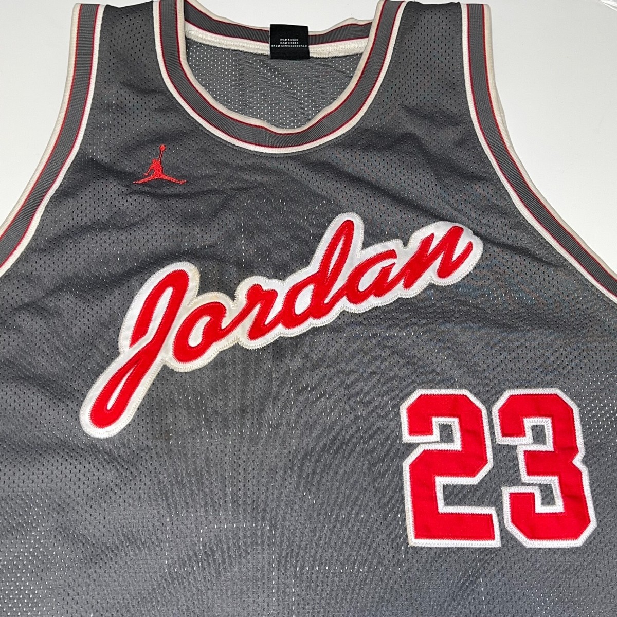 NBAオールスター JORDAN 23 XLジャージ VTG 90s CHAMPION MICHAEL JORDAN #23 BLACK JERSEY NBA MENS L