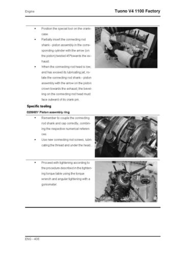 Aprilia Service Workshop Service Repair Manual 2024 Tuono V4 1100 Factory - Bild 17 von 22