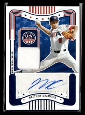 2024 USA Baseball Stars &Stripes 18U National Team Sig Material Michael Champion