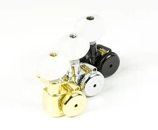 Genuine Hipshot Pearloid A07 Tuner Buttons, Set of 6, Fits Hipshot and Grover