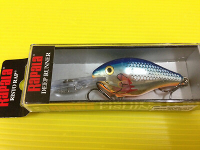 Leurre Vintage Rapala Risto Rap 5 RR-5 3/8 Oz – Or Irlande – Sans Hameçons
