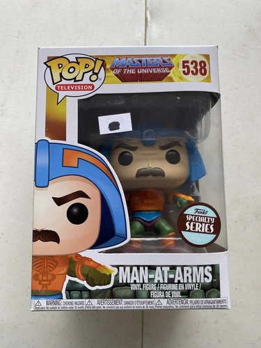 FUNKO POP TV MASTERS OF THE UNIVERSE MAN-AT-ARMS #538 SPECIALTY SERIES NEW J10