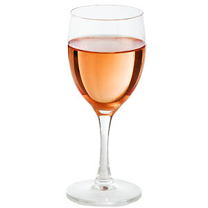 Display Faux Food Prop Glass Of White Zinfandel Wine New