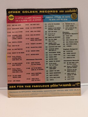 ●CHIP RECORDS Walt Disney 78 RPM Original Chipmunks Chip & Dale With