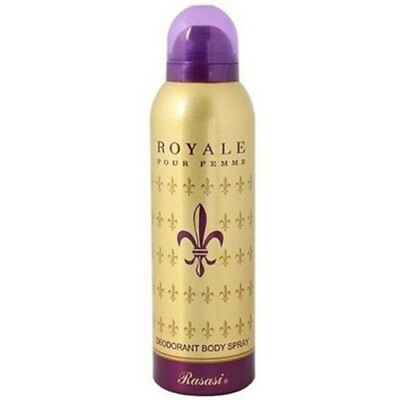 Rasasi Royale Pour Femme Deodorant Body Spray For Women 200 ML Made In UAE