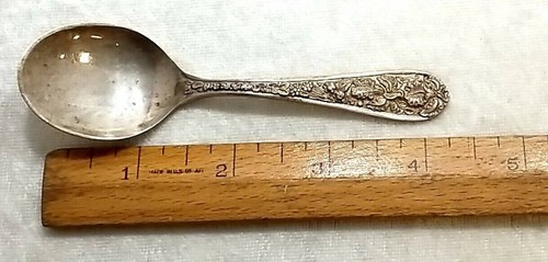 Vintage Stieff Sterling Silver Corsage 4.5" Child's Spoon 27.8 Grams - Picture 4 of 5