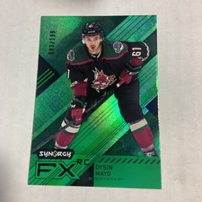2021-22 DYSIN MAYO UPPER DECK SYNERGY RC FX GREEN #ED 068/199!!