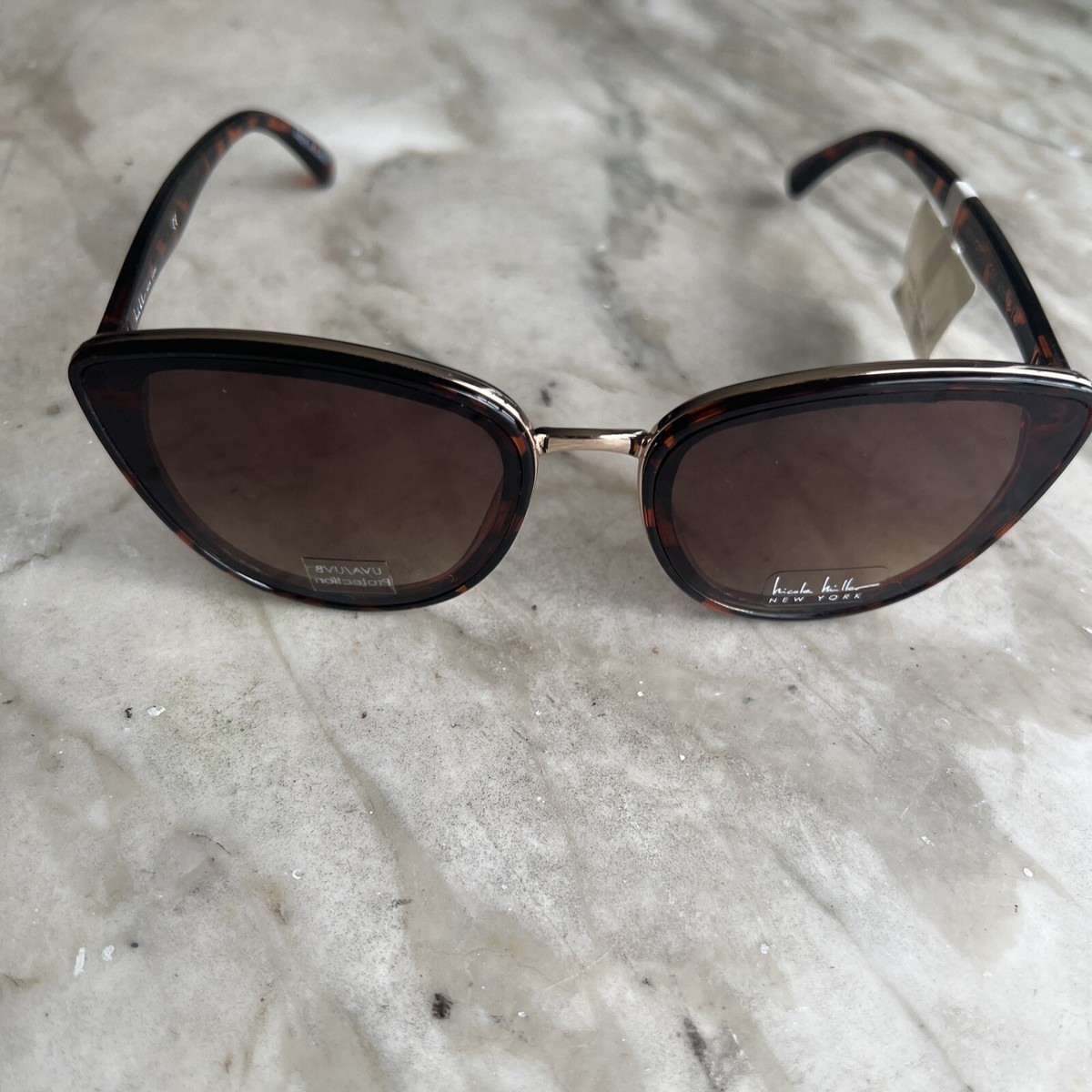 Nicole Miller Gold Sunglasses PUNTA CANA Resort Sunglasses - Nicole Miller Authorized  main image 3