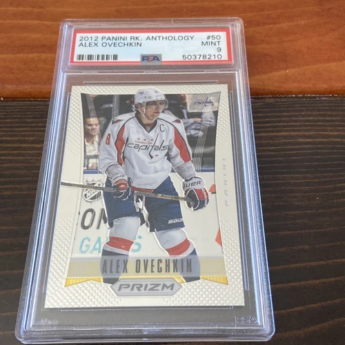 2012 PANINI ROOKIE ANTHOLOGY #50 ALEX OVECHKIN PRIZM PSA 9