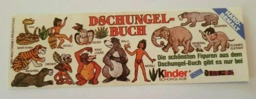 Dschungelbuch Überraschungseier-Puzzles & -Beipackzettel